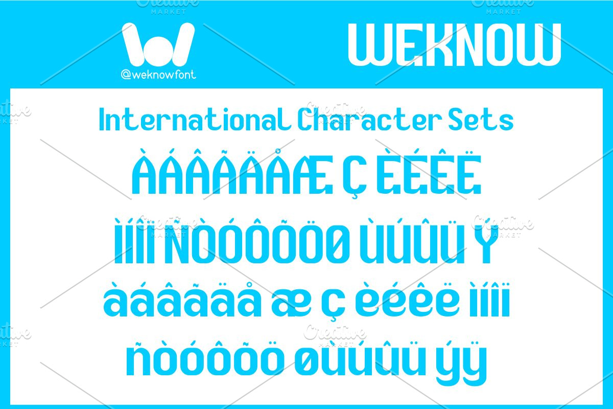 Typewriter font, a Sans Serif Font by weknow (Photo 7 of 8)