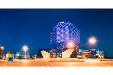 Minsk Belarus. Deserted Pedestrian, an Architecture Photo by Our Amazing World