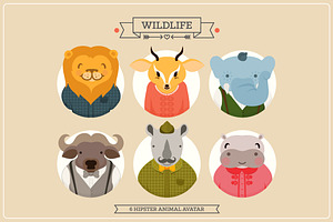 Hipster animal bundle