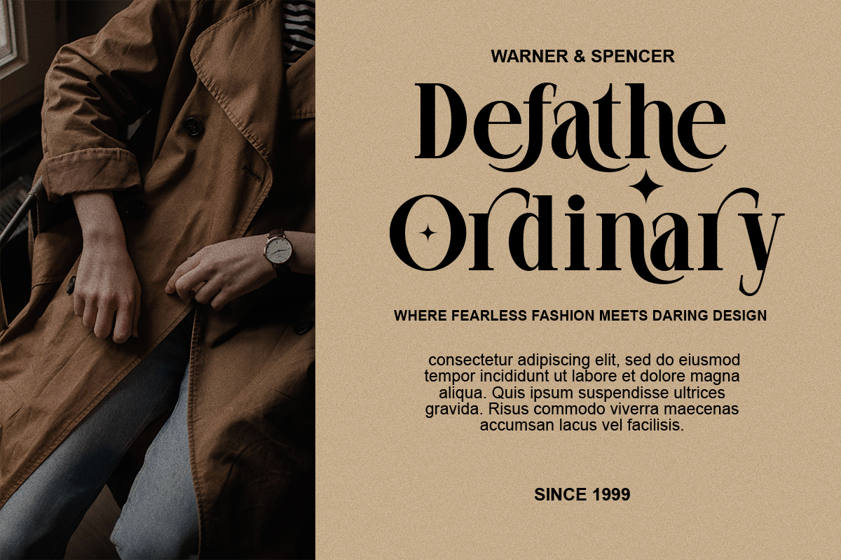 Rugola - Modern Luxury Font, a Serif Font by RagamKata (Photo 3 of 10)