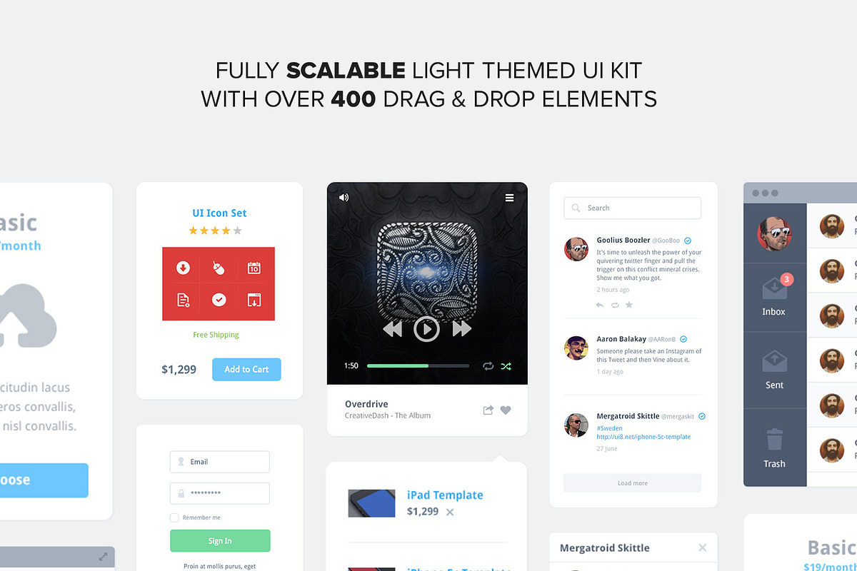 UI Kit, a Templates & Theme by UI8 (Photo 2 of 4)