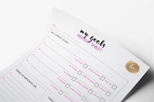 Goal Setting - Printable Planner