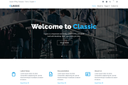 Classic - Minimal HTML5 Template, a HTML Template by ColorsThemes (Thumbnail 2 of 3)