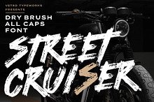 STREET CRUISER - Dry Brush Font