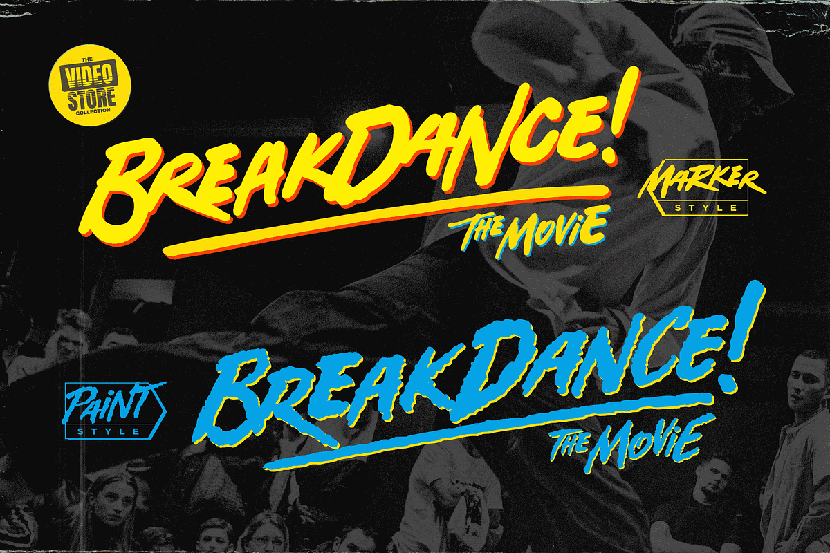 Street Punks: Retro Graffiti Font, a Handwritten Font by Wingsart Studio (Photo 7 of 16)