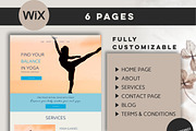Premium Wix Template for Yoga, a Wix Template by Design House (Thumbnail 2 of 10)