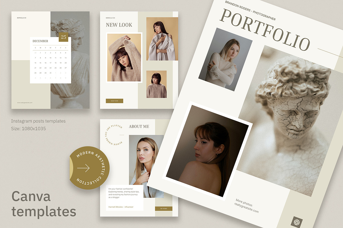 AURELIA Social Media Kit, a Social Media Template by Vasya Kobelev (Photo 1 of 7)