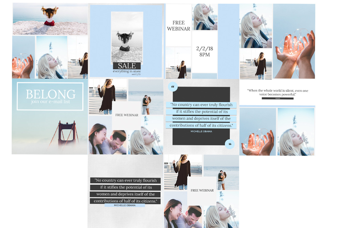 High Tide Social Media Pack, a Social Media Template by Candor Creative (Photo 4 of 4)