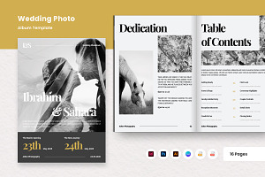 Athen - Wedding Photo Album Template, a Brochure Template by productype1