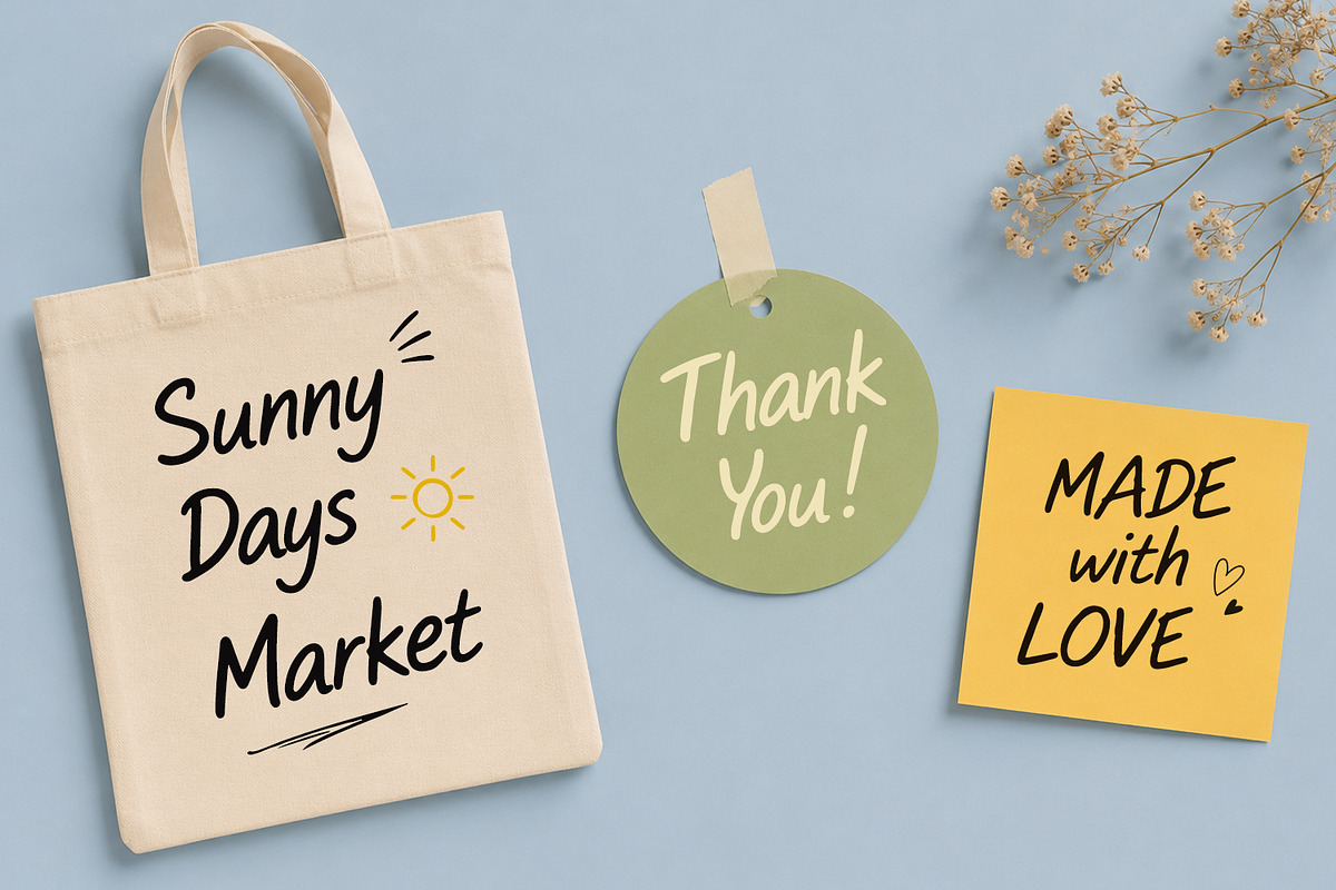 Blackedy Cafiaden Friendly Playful, a Handwritten Font by Maulana Creative (Photo 4 of 7)