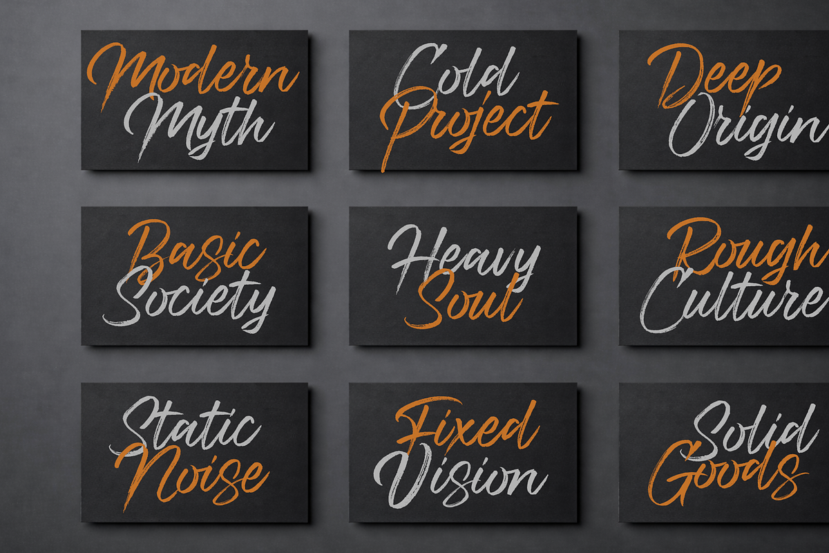 Breaklines – Authentic Brush Script, a Script Font by Debut Studio (Photo 13 of 16)