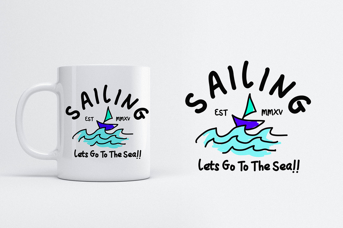 Fun Story Font + 60 Illustration preview 7