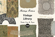 VINTAGE LIBRARY Textile, Lace, Paper, an Object Graphic by Lana Elanor (Thumbnail 14 of 14)