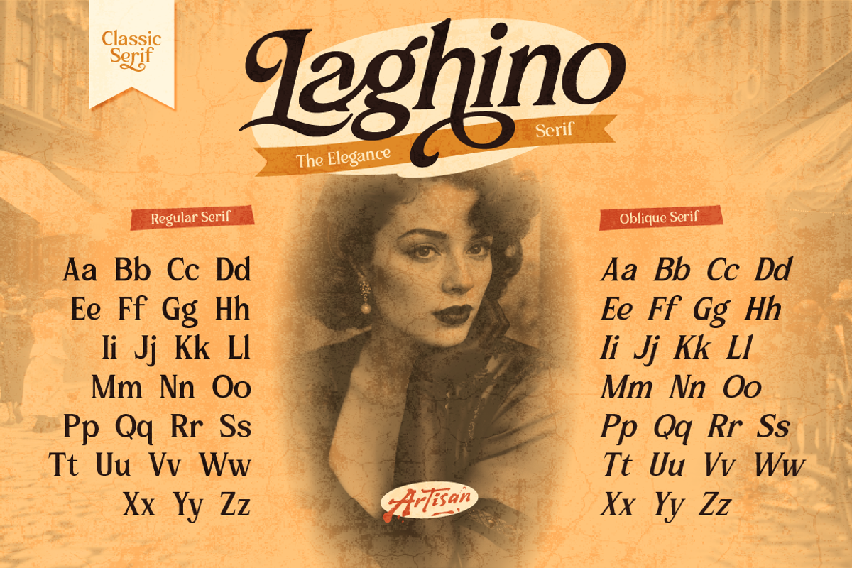 Laghino, a Serif Font by Artisan Themes (Photo 8 of 12)