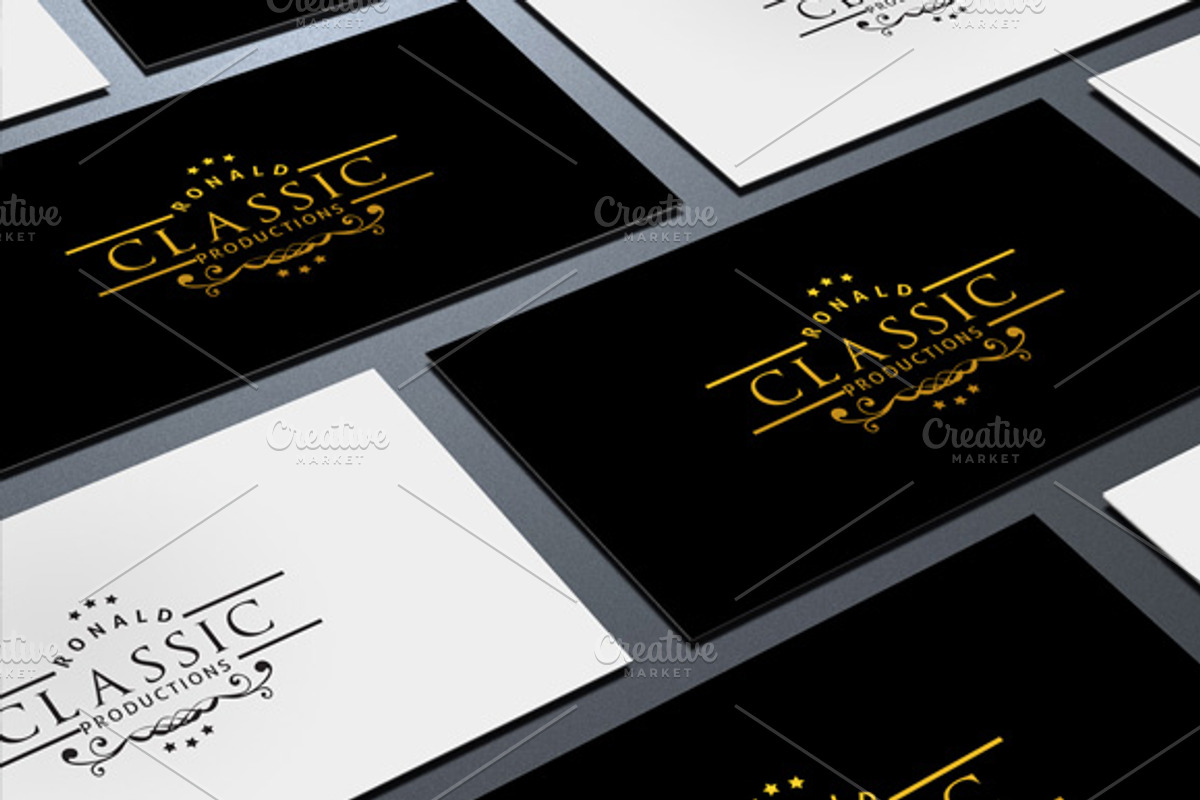 Classic Logos (2 in 1), a Branding & Logo Template by felicidads (Photo 3 of 4)
