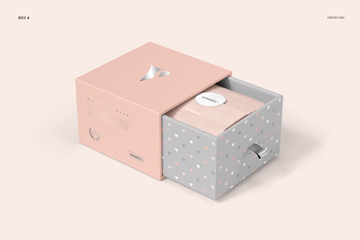 Gift Boxes and Bags Mockup Set, a Packaging Mockup by creatsy2 (Photo 12 of 25)
