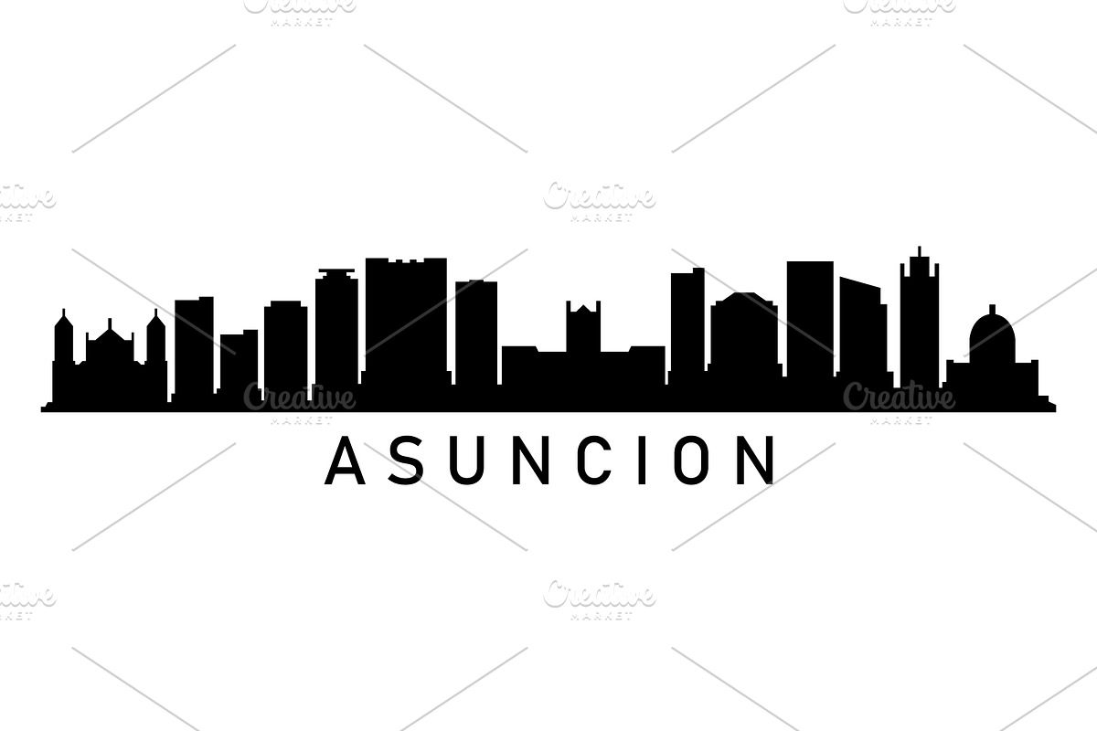 Skyline Asuncion, an Illustration by Mark1987