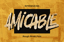 Amicable Handwritten Brush font