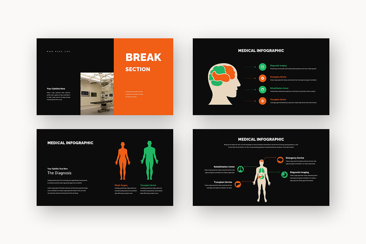 Ruda : Medical Profile Powerpoint, a Presentation Template by Punkl Camp (Photo 10 of 16)