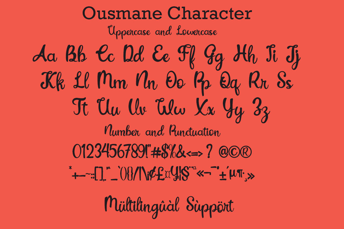 Ousmane Dembele, a Script Font by Zaenal Studio (Photo 5 of 13)