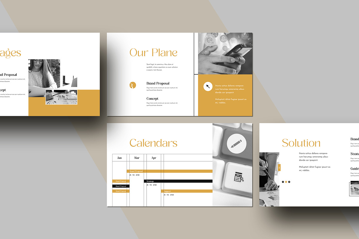 Brand Proposal Template, a Presentation Template by White Graphic (Photo 6 of 8)