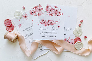 Pink Cherry Blossom Wedding Suite