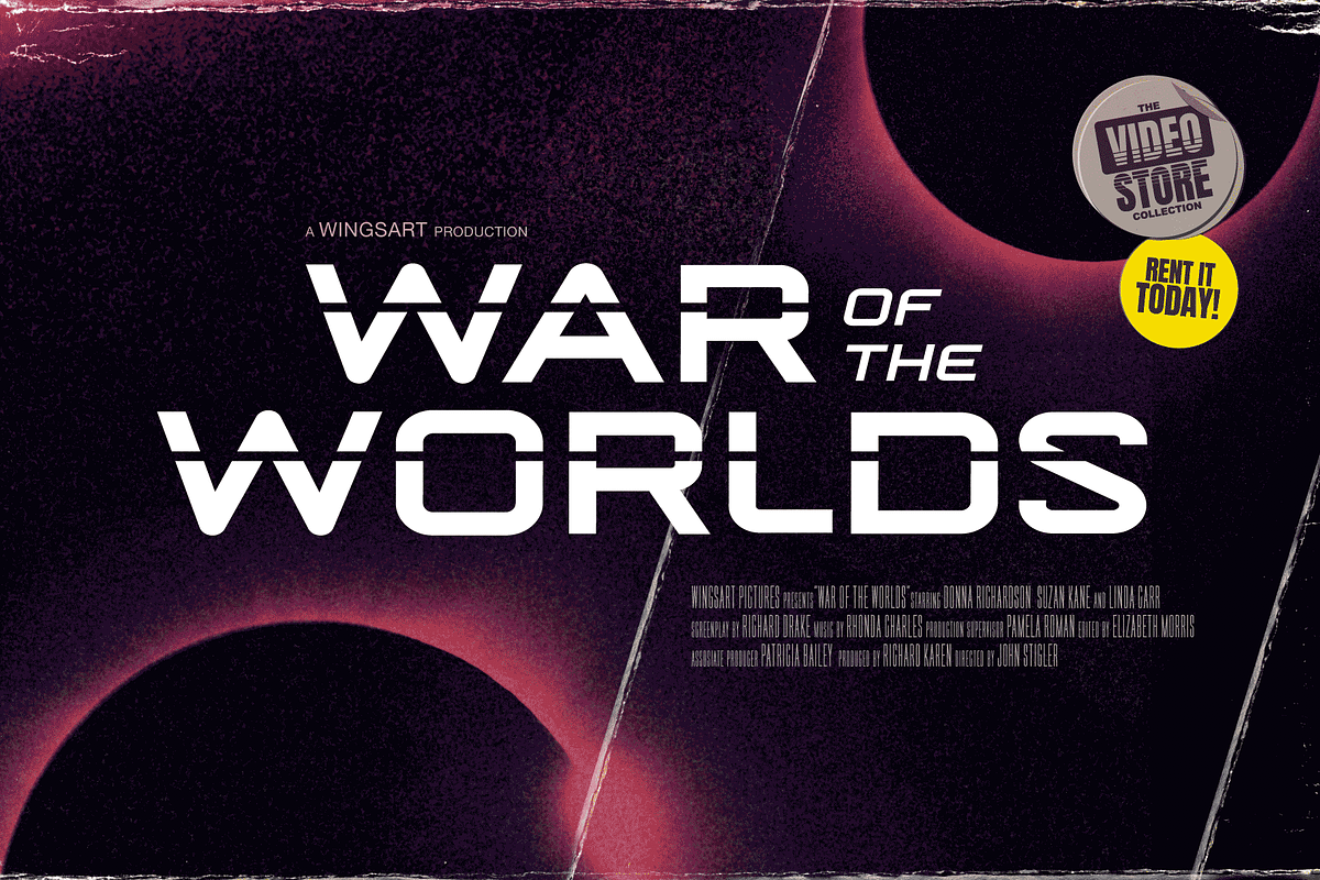 Jupiter Mission: A Retro Sci-Fi Font, a Handwritten Font by Wingsart Studio (Photo 4 of 13)