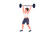 Working out people characters set, a Person Illustration by IMG visuals characters (Thumbnail 4 of 10)