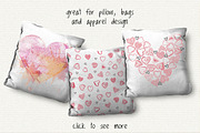 Love set Hand drawn hearts lettering, an Object Graphic by antuanetto (Thumbnail 8 of 8)