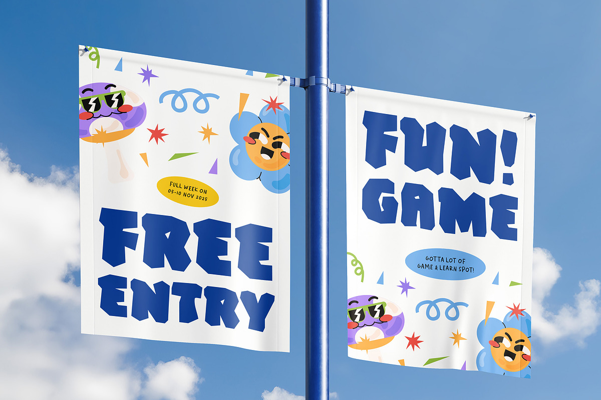 Fixtory - Bold Papercut Game Font, a Font by Typia Nesia (Photo 9 of 14)