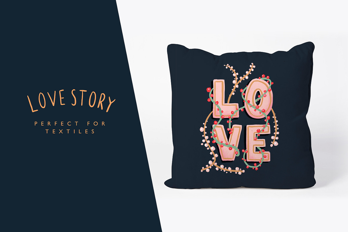 Love Story Gouache Illustration Pack, an Illustration by Laura Ingham (Photo 9 of 14)