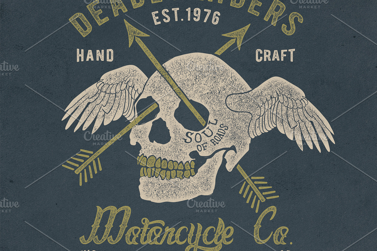 PACK OF 6 VINTAGE TEE VECTOR PRINTS, an Illustration by MKE Print Lab. (Photo 6 of 10)