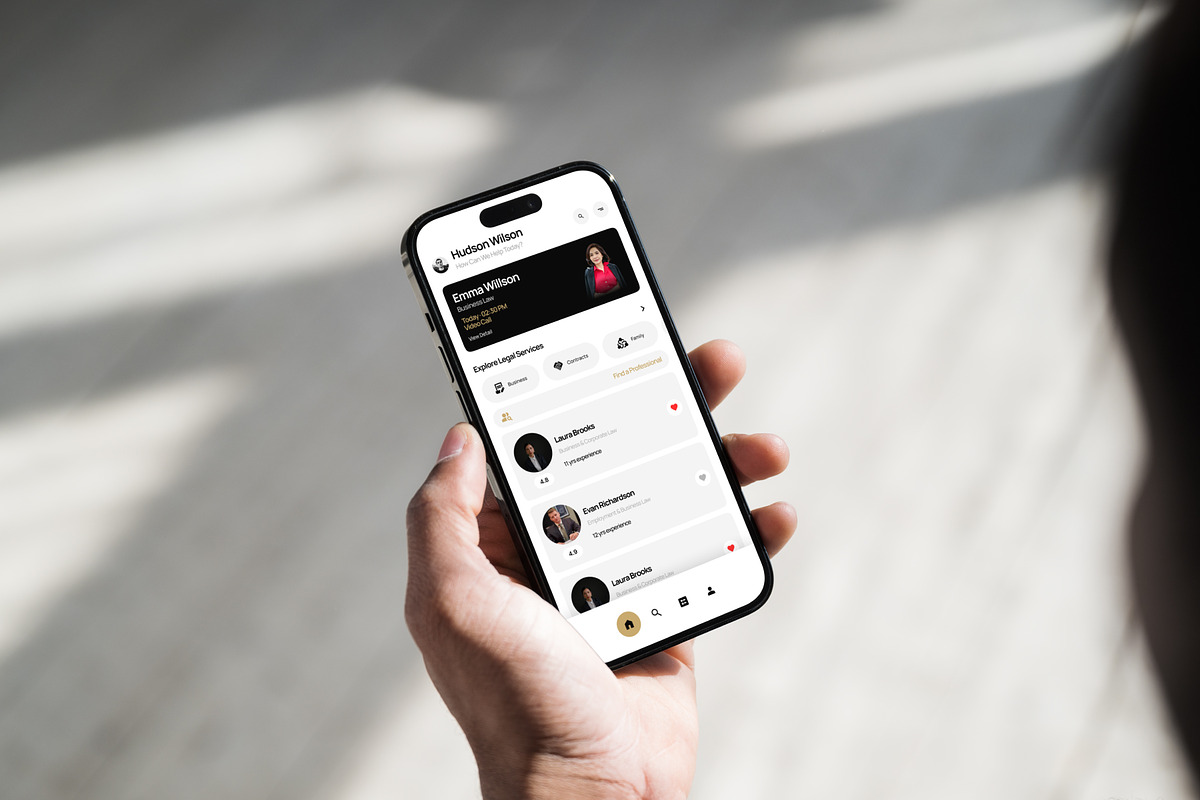 Lexico Legal Consultation Mobile App, an App Template by twinstd (Photo 5 of 5)