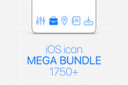 iOS Icon Mega Bundle 1750+, a Solid Icon by IconUncle (Thumbnail 1 of 3)