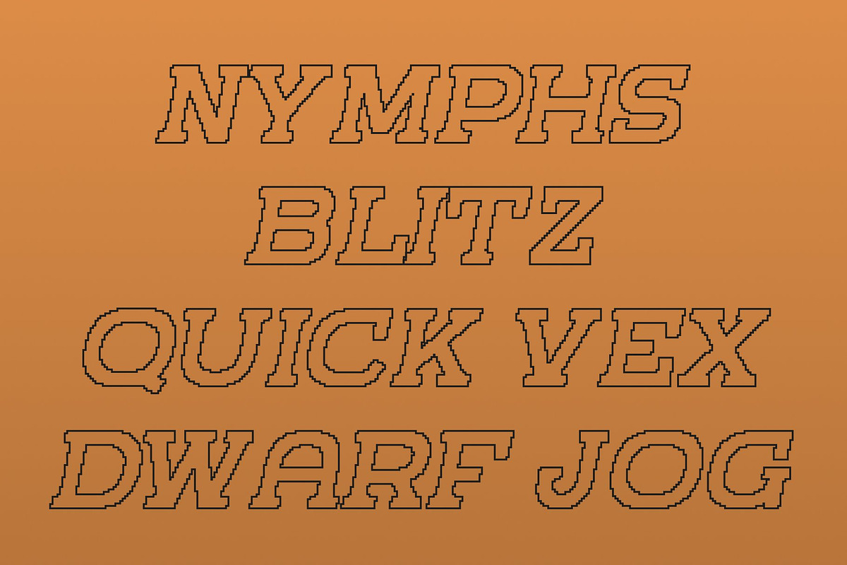 CS Blanco Pixel, a Slab Serif Font by Craft Supply Co. (Photo 6 of 8)