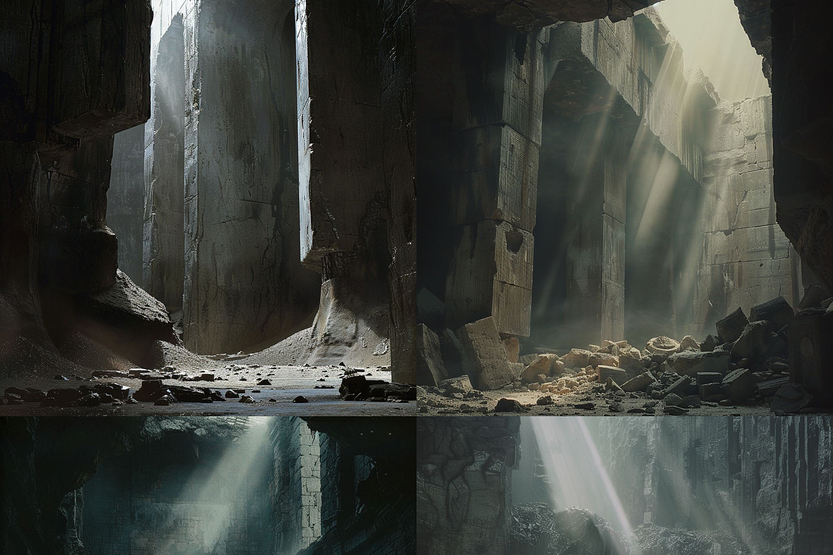 435 MJ Dark Sci-fi Prompts: Vol 2, a Background Graphic by Sevenstyles (Photo 9 of 15)