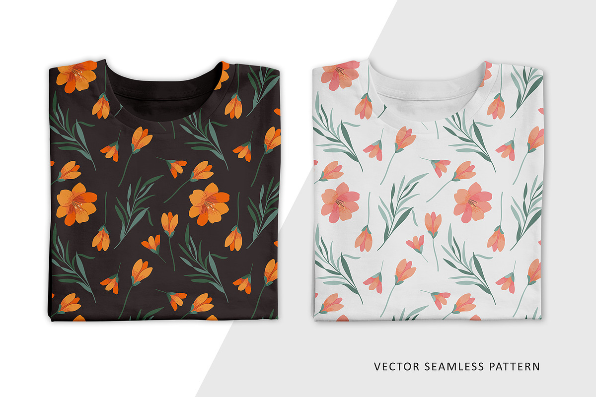 Floral seamless pattern, a Pattern Graphic by hanifa_design (Photo 6 of 10)