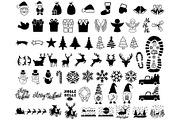 65 Christmas Stencil SVG, Bundle., an Object Graphic by Doodle Cloud Studio (Thumbnail 1 of 2)