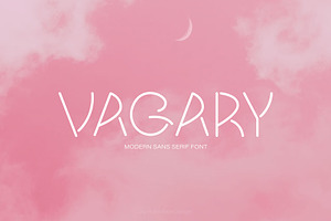 VAGARY-DISPLAY FONT