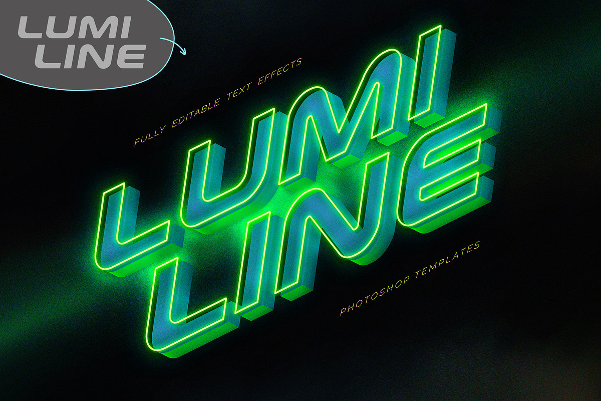 Neon Glow 3D Text Effect, a Layer Style Add-On by Andrew Skoch Design (Photo 4 of 8)