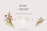 Winter Christmas Greenery Collection, a Decorative Illustration by Grace Noboa Illustrations (Thumbnail 6 of 8)