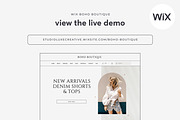 Boho Wix Website Template, a Wix Template by Studio Luxe Creative (Thumbnail 9 of 12)