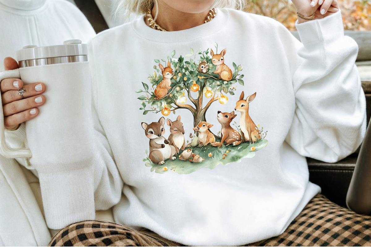 Christmas Enchanted Forest Animals P, an Illustration by Sublimation Artist (Photo 4 of 6)
