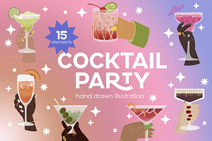 Cocktail Party Clipart