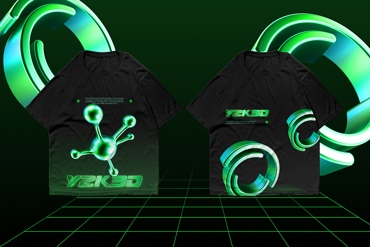 Y2K 3D Shapes - 113 illustrations, an Object Graphic by assetpro.design (Photo 11 of 13)