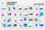 Gradient Emojis Shapes 32 Pieces, an Object Graphic by line & plane (Thumbnail 3 of 8)