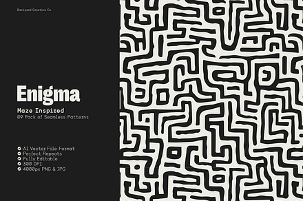 Enigma - Seamless Pattern Set
