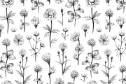 Wild flora. Drawings and patterns, a Pattern Graphic by Sundra (Thumbnail 7 of 12)