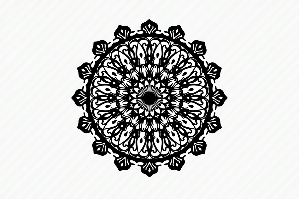Elegant Mandala Silhouette Bundle, an Illustration by BIPLOB EXPERT (Photo 15 of 21)