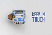 Messages with cute emoji set, an Illustration by Good Studio (Thumbnail 3 of 4)